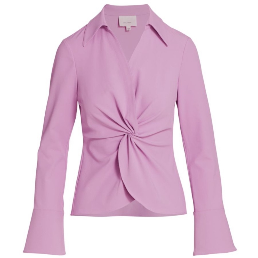 NWT Cinq a Sept Mckenna Blouse in Violet Size Large